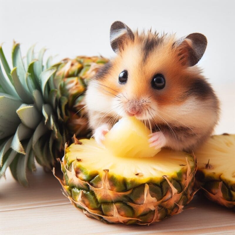 How much Pineapple can you give a hamster?
