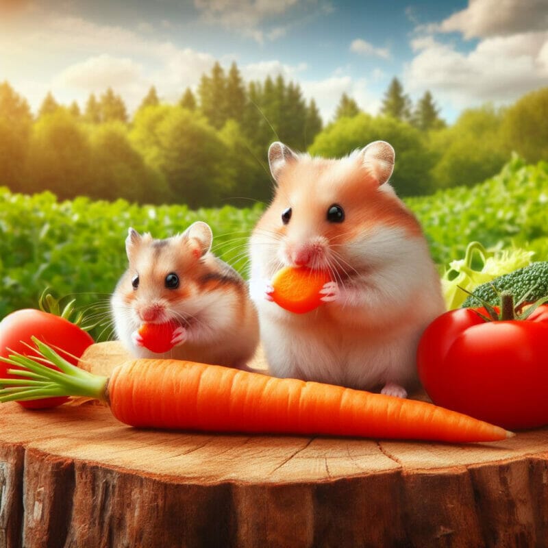 How Much Vegetable Can Hamsters Eat?