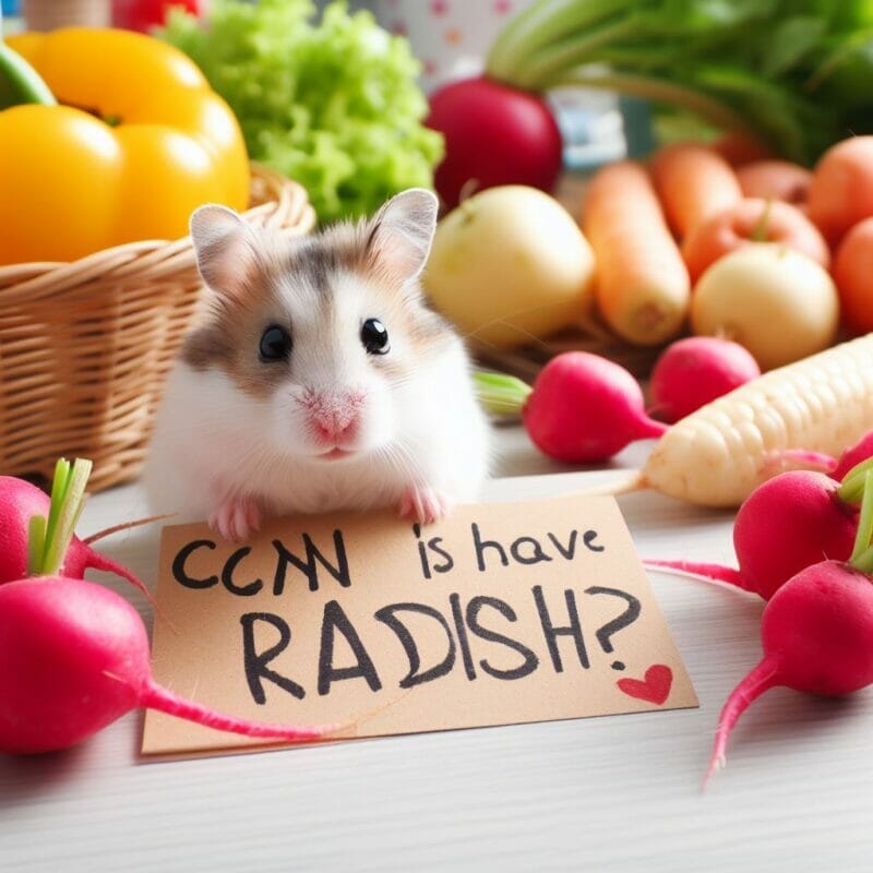 How Much Radish Can Hamsters Eat?