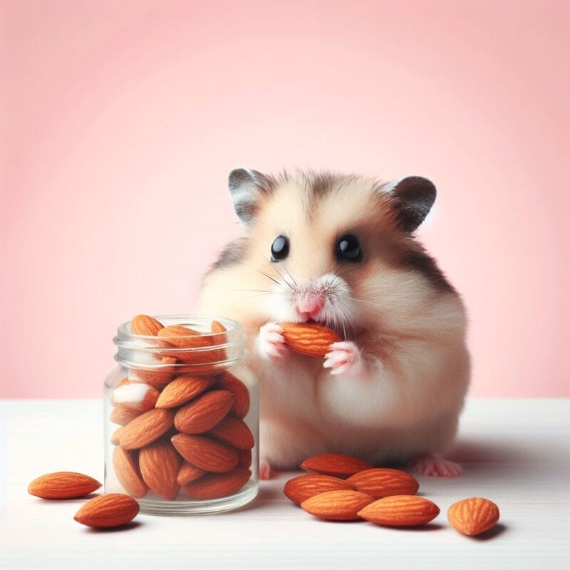 How much Almonds can you give a hamster?