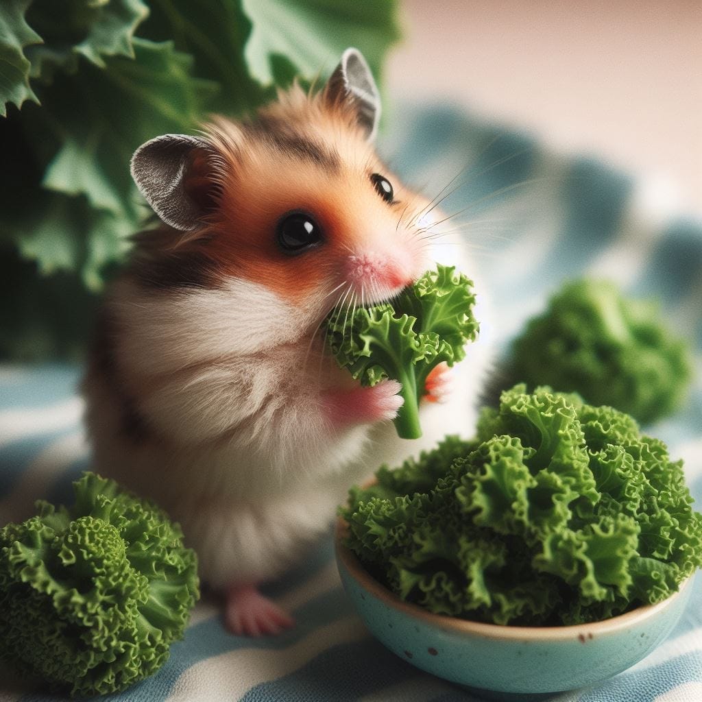 How much Kale can you give a hamster?
