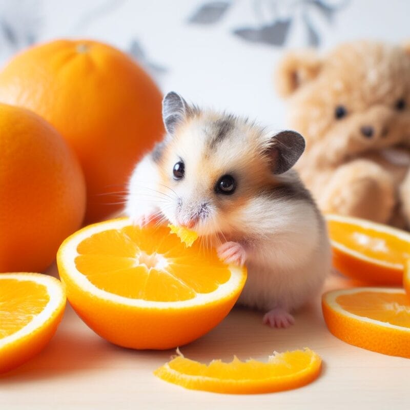 Risk of feeding Orange Peels to hamster