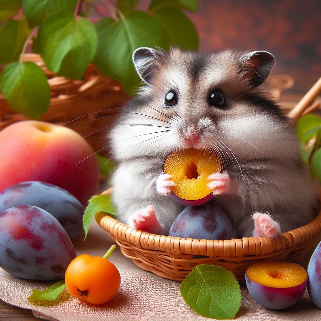 How much Plum Leaves can you give a hamster?