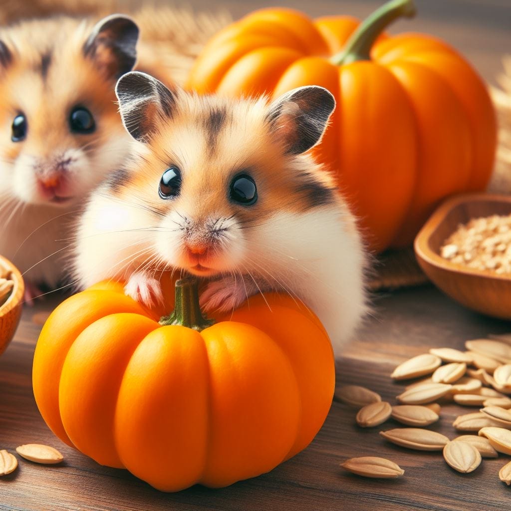 How much Pumpkin can you give a hamster?