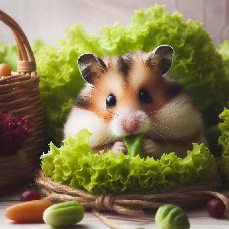 How much Lettuce can you give a hamster?