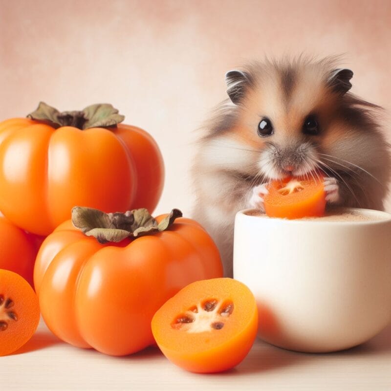 How much Persimmons can you give a hamster?