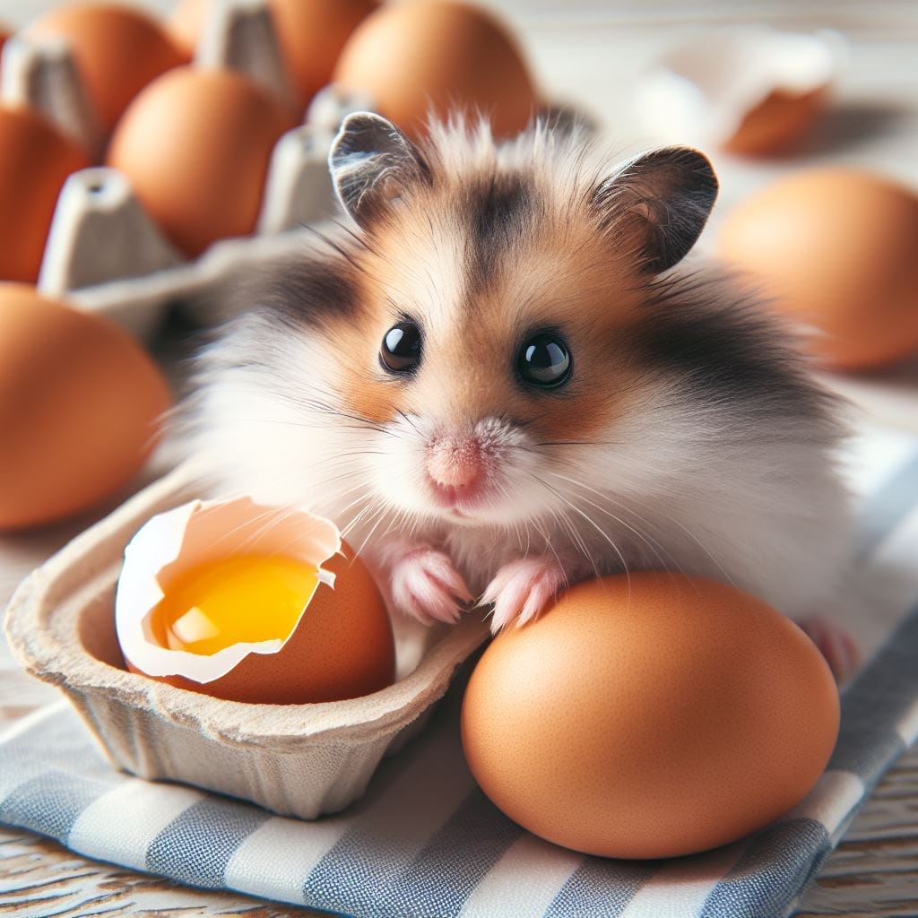 How much Eggs can you give a hamster?