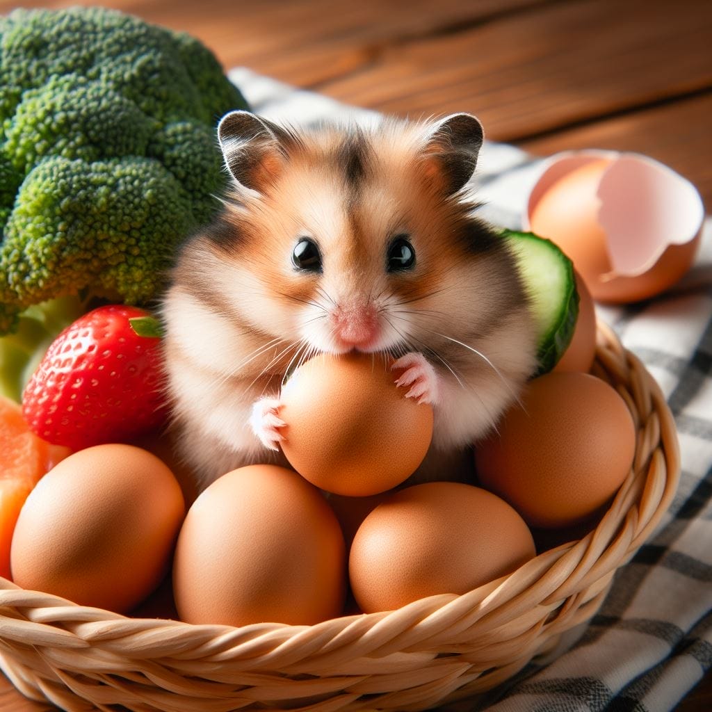 Can hamsters eat Eggs?