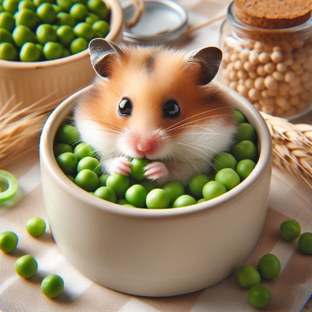 How Many Peas Can You Feed a Hamster?