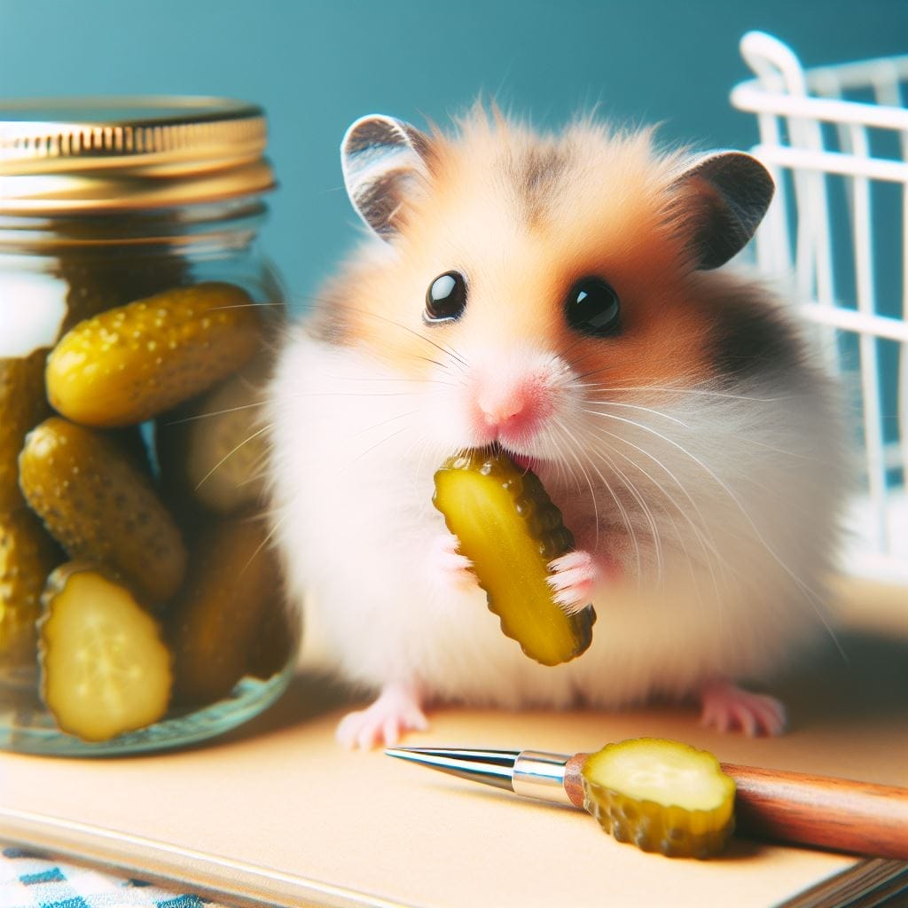 How much Pickles can you give a hamster?