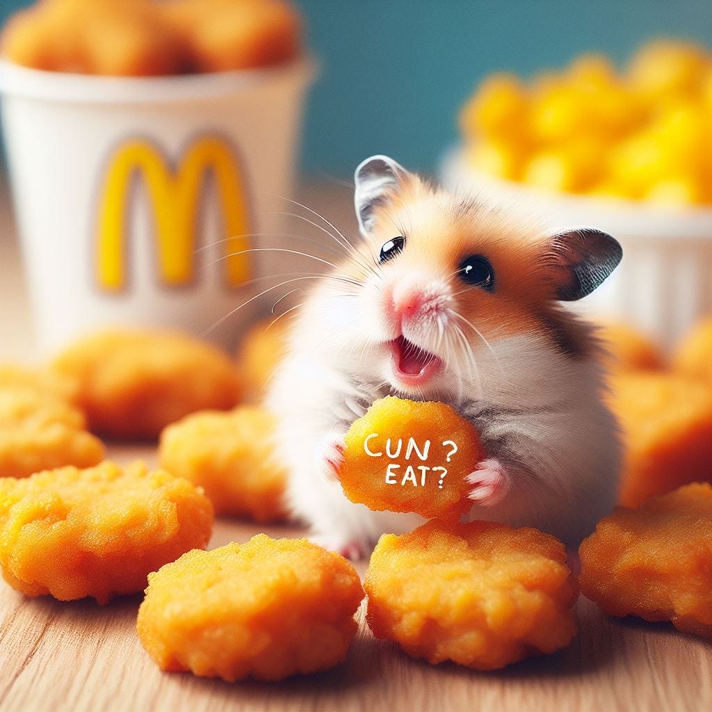 How much Chicken Nuggets can you give a hamster?