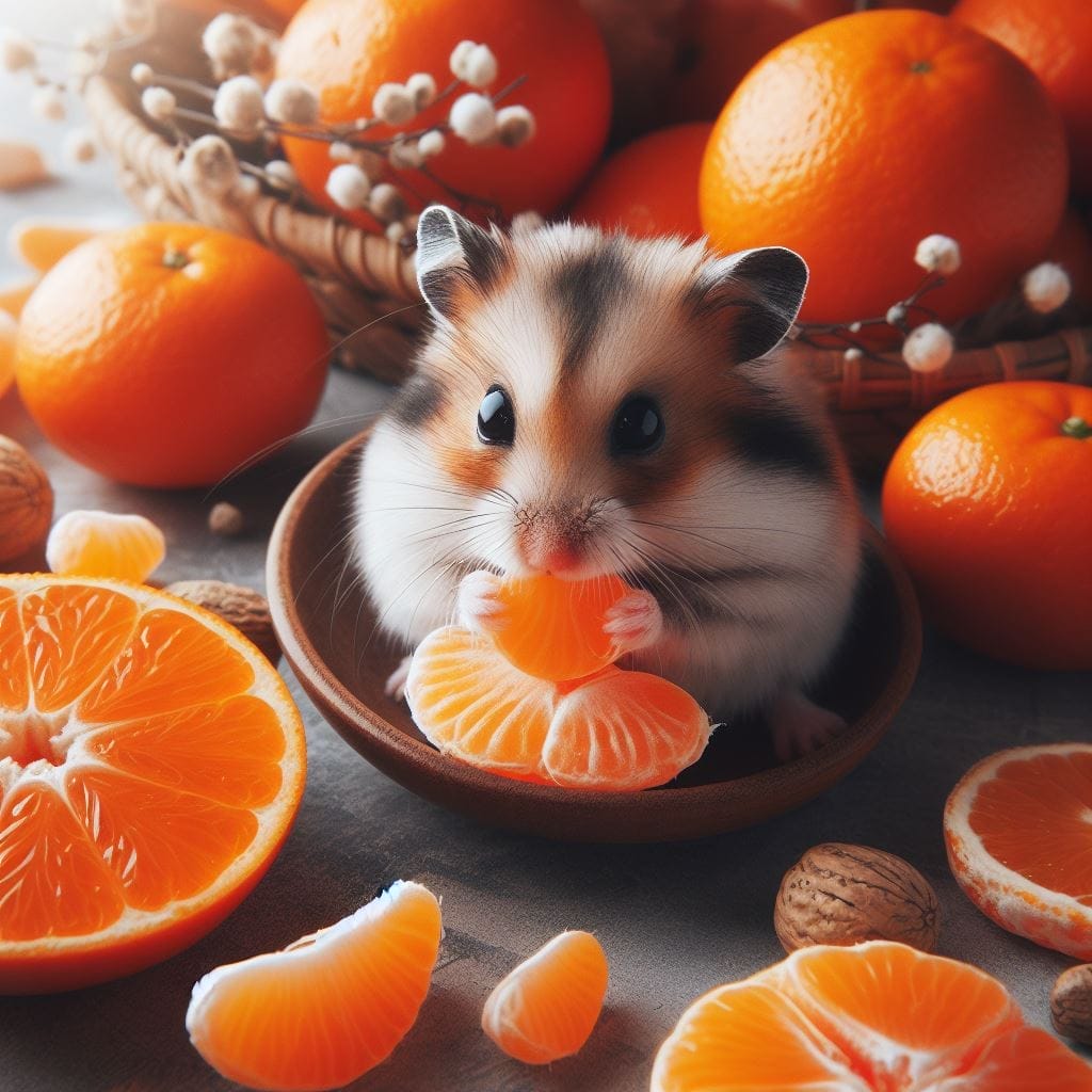 Risk of feeding Clementines to hamster