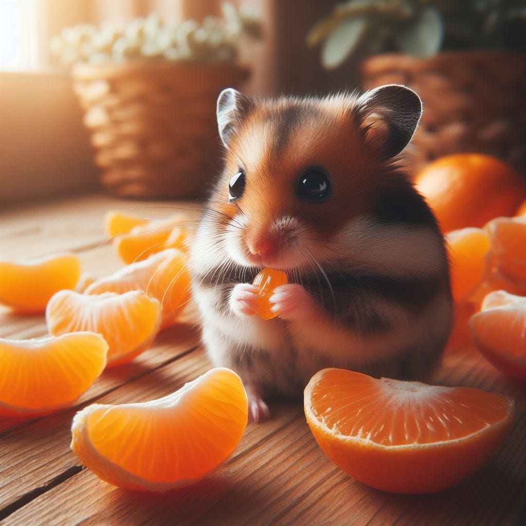 How much Clementines can you give a hamster?