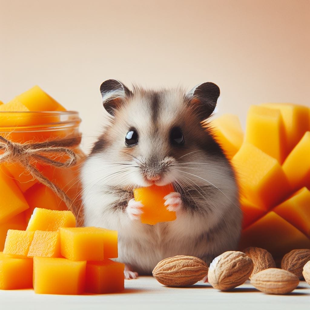 How much Dried Mango can you give a hamster?