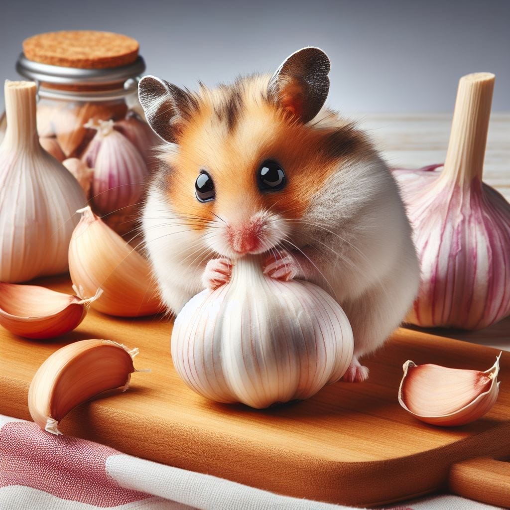 How much Garlic can you give a hamster?