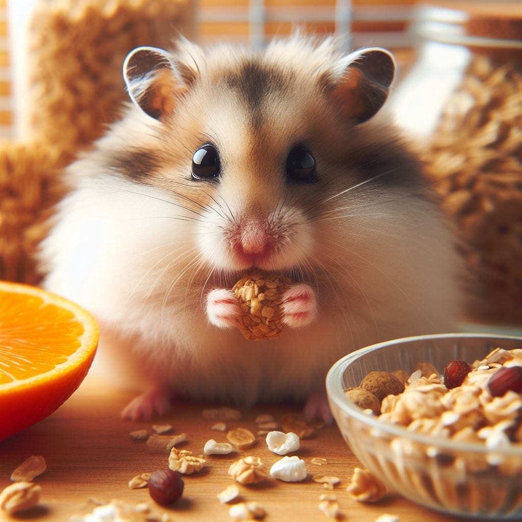 How much Granola can you give a hamster?