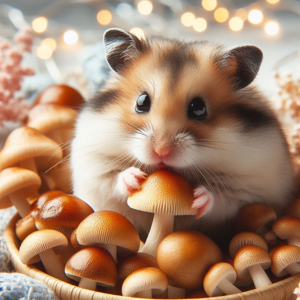Can hamsters eat Mushrooms?
