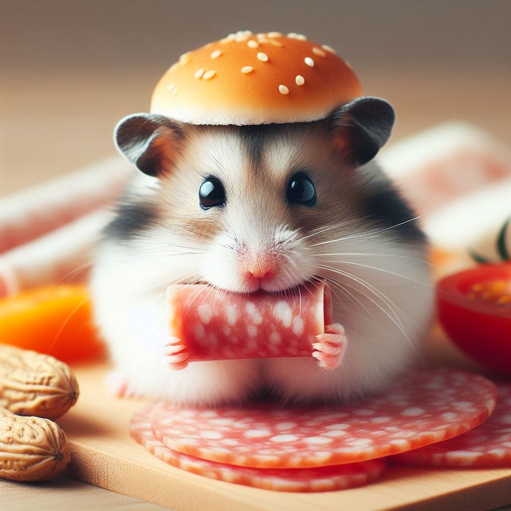 Can hamsters eat Salami?