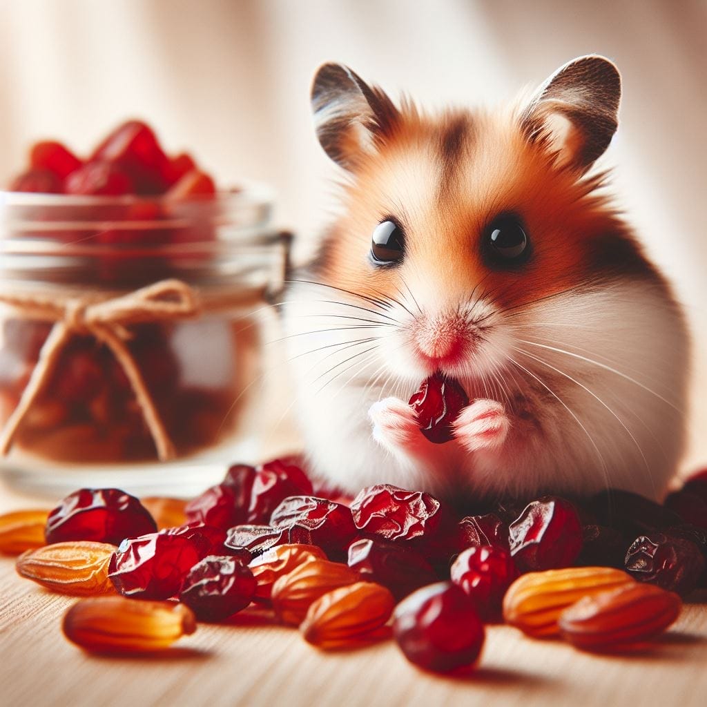 How much Dried Cranberries can you give a hamster?
