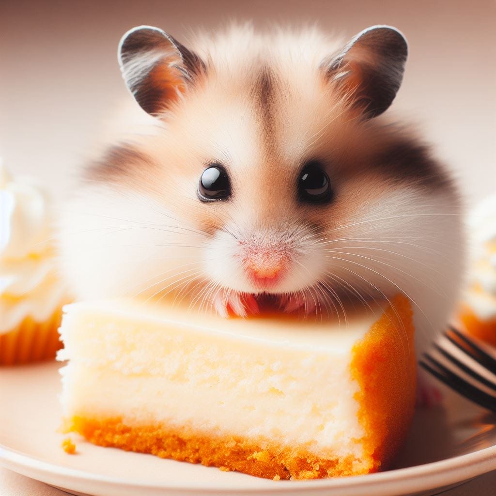 How much Cheesecake can you give a hamster?