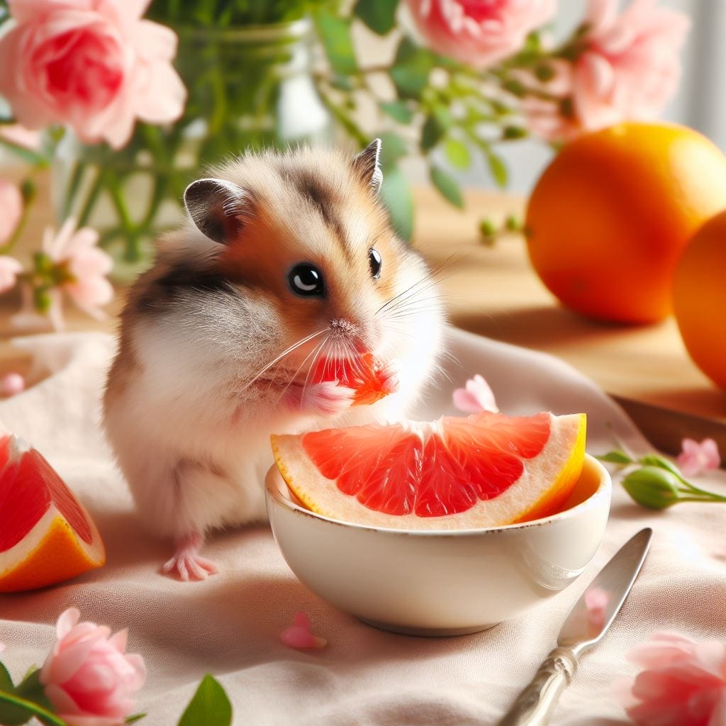 How much Grapefruit can you give a hamster?