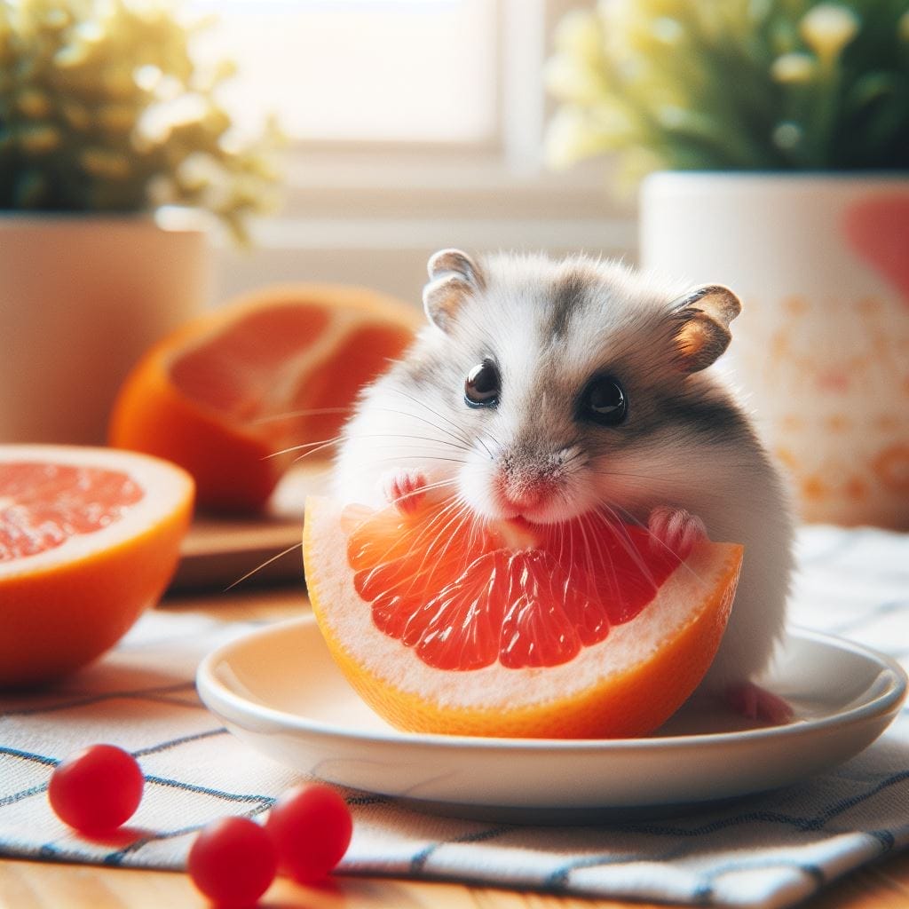Risk of feeding Grapefruit to hamster