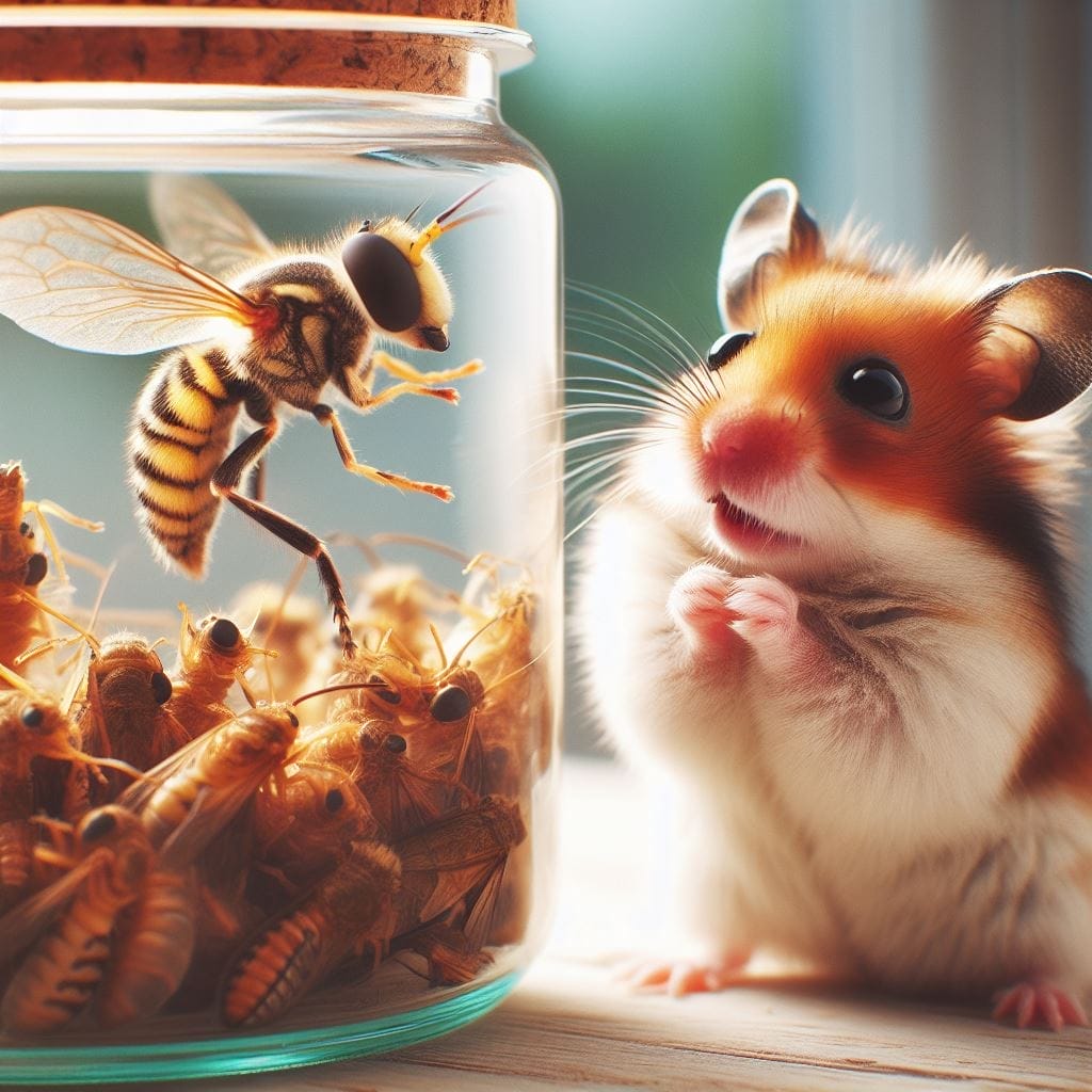 How much Insects can you give a hamster?