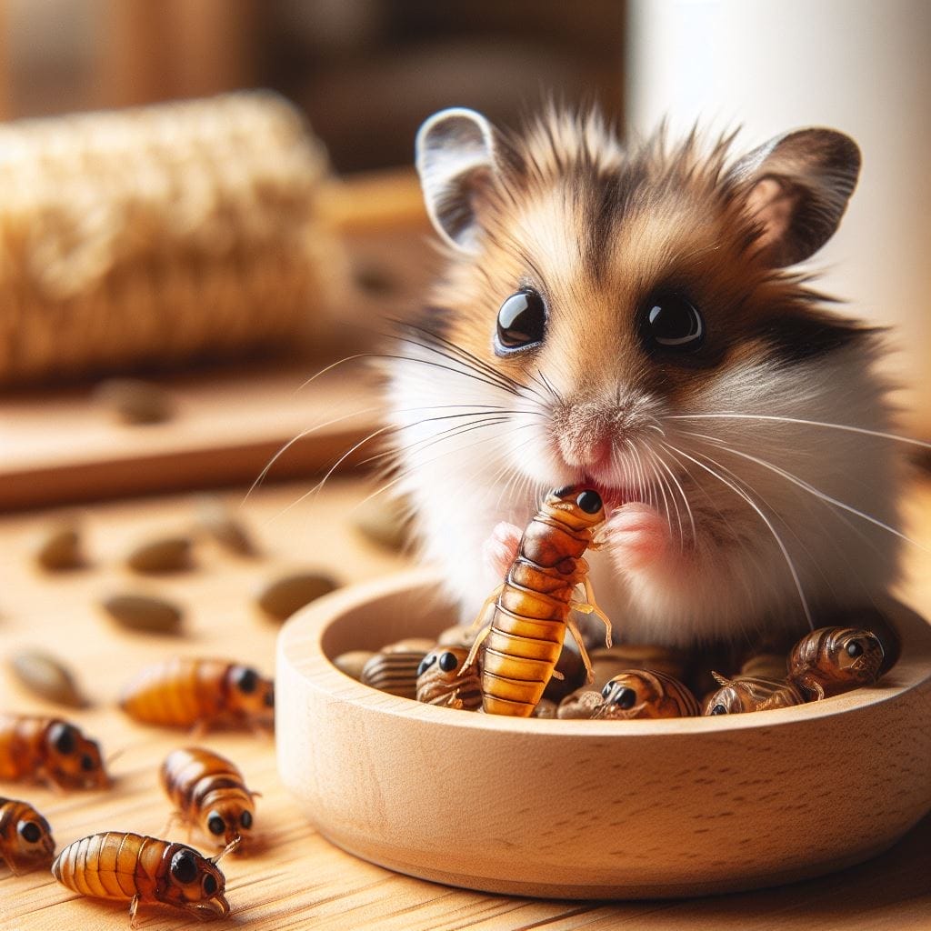 Risk of feeding Insects to hamster