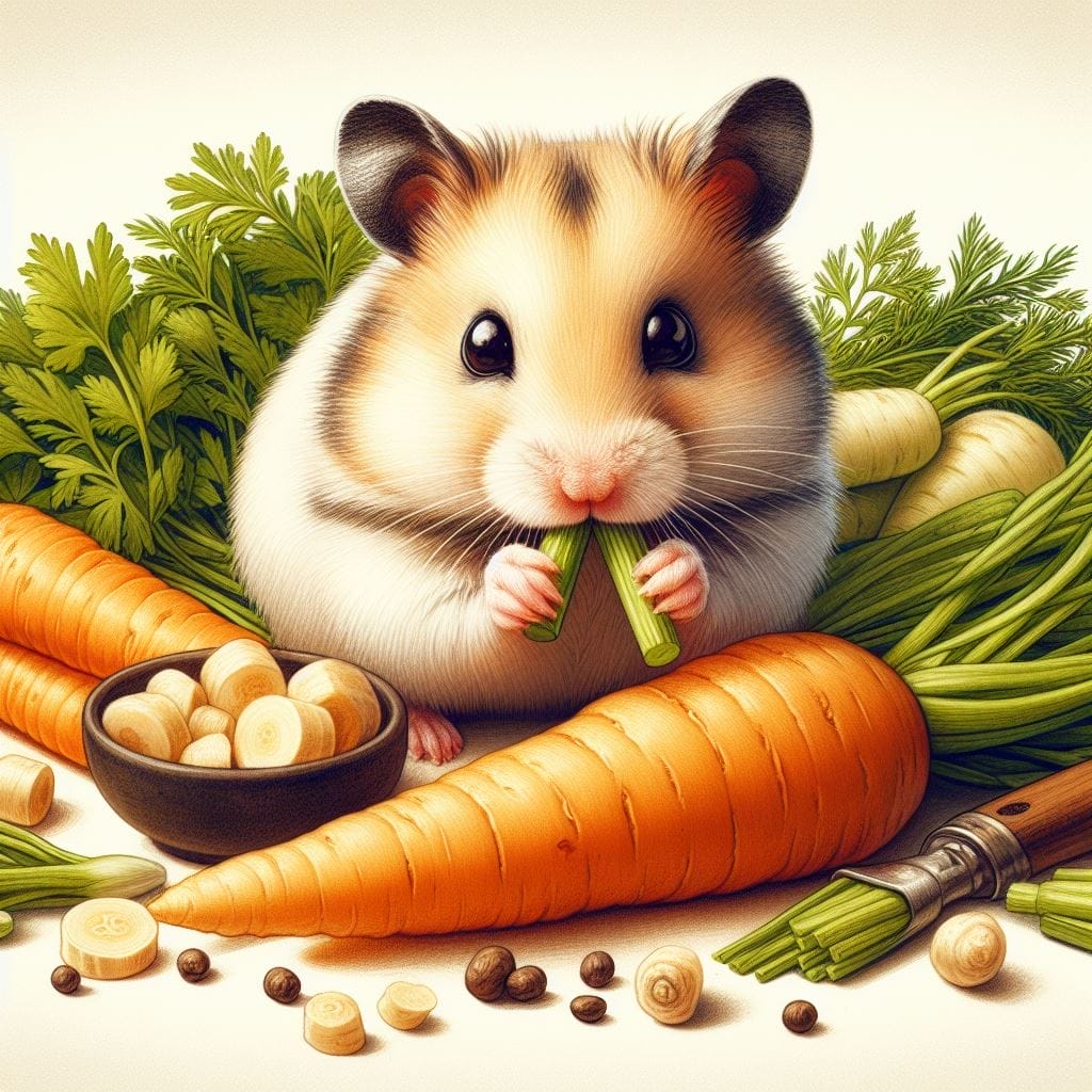 How much Parsnip can you give a hamster?