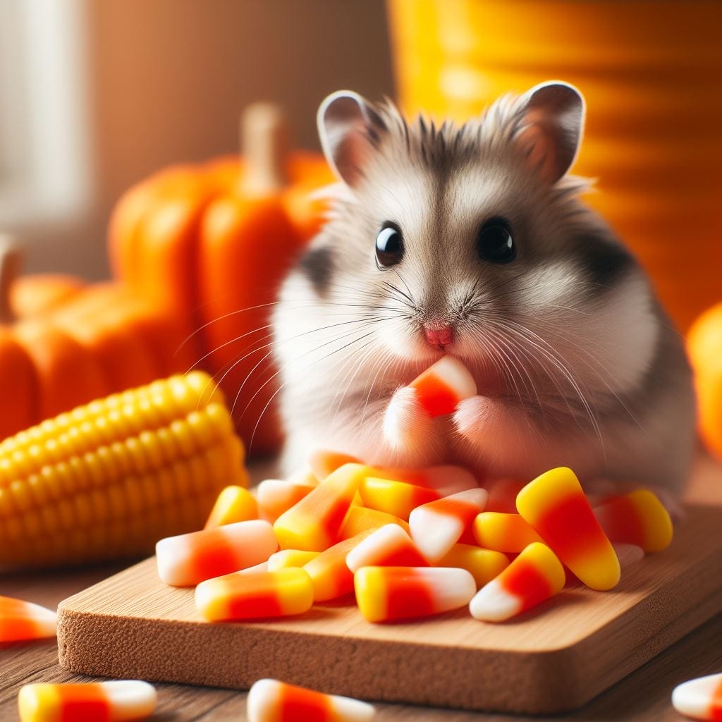 How much Candy Corn can you give a hamster?