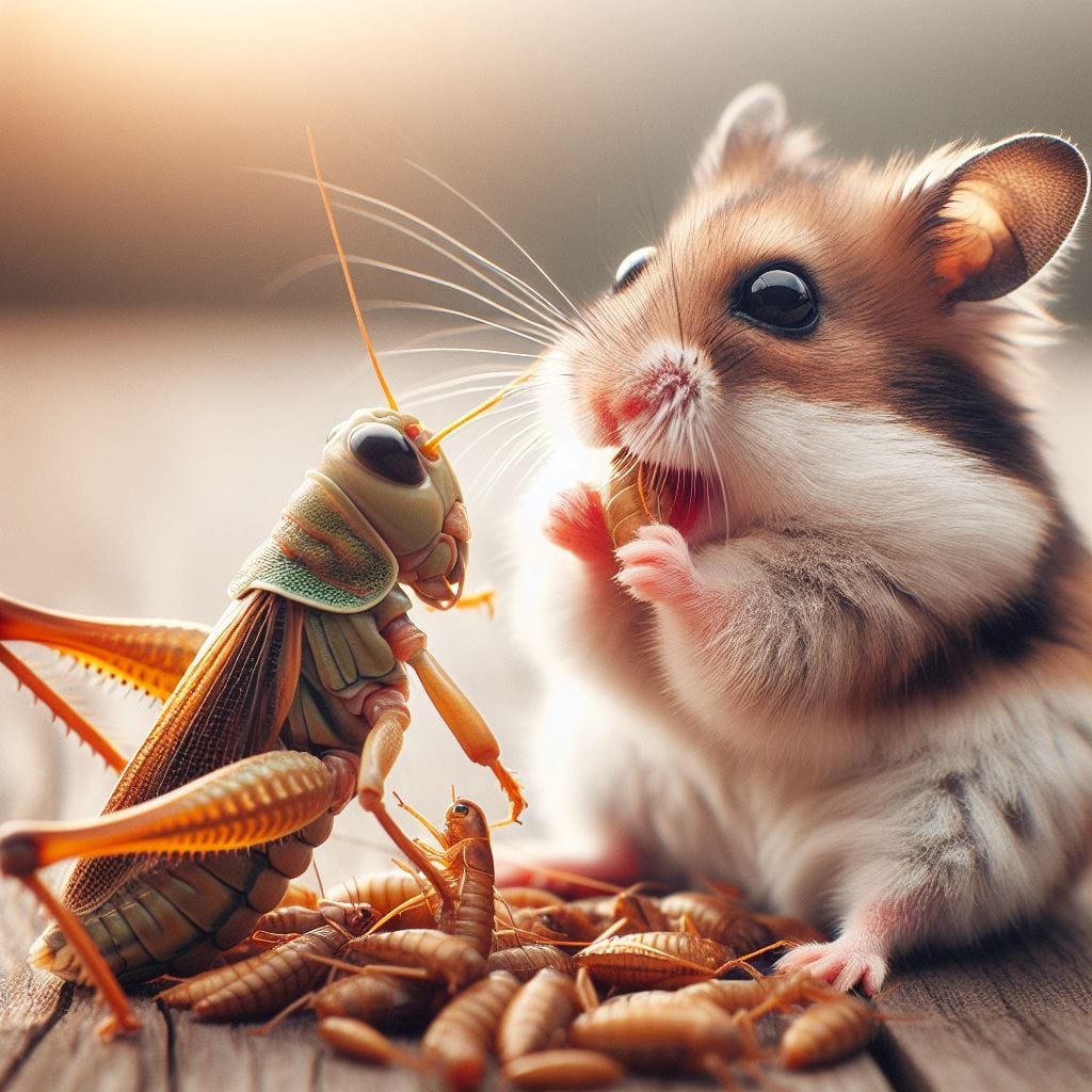 Can Hamsters Eat Grasshoppers?