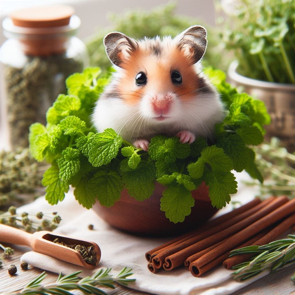 How much Herbs can you give a hamster?