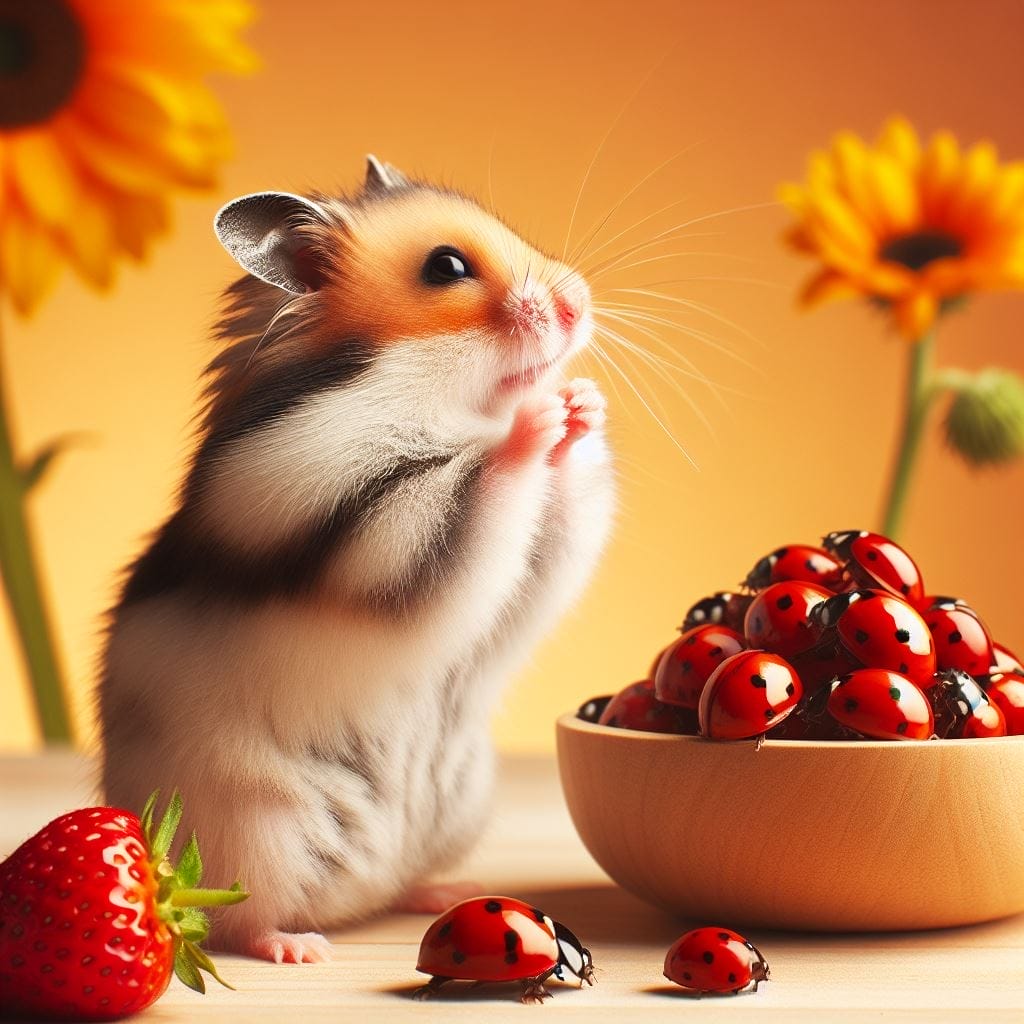 How much Ladybugs can you give a hamster?