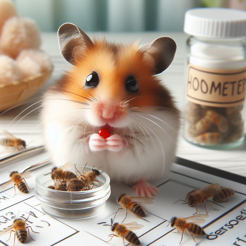 How much Mosquitoes can you give a hamster?