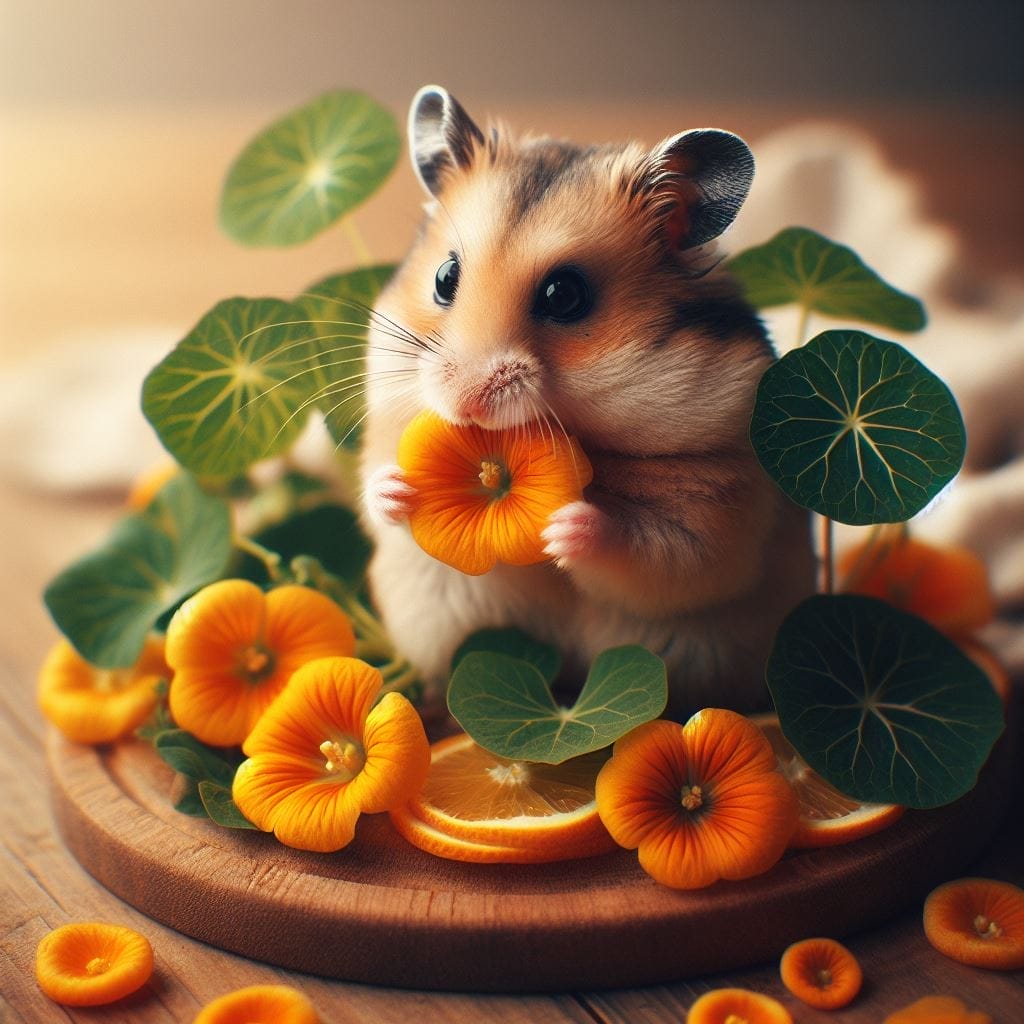 How much Nasturtiums can you give a hamster?