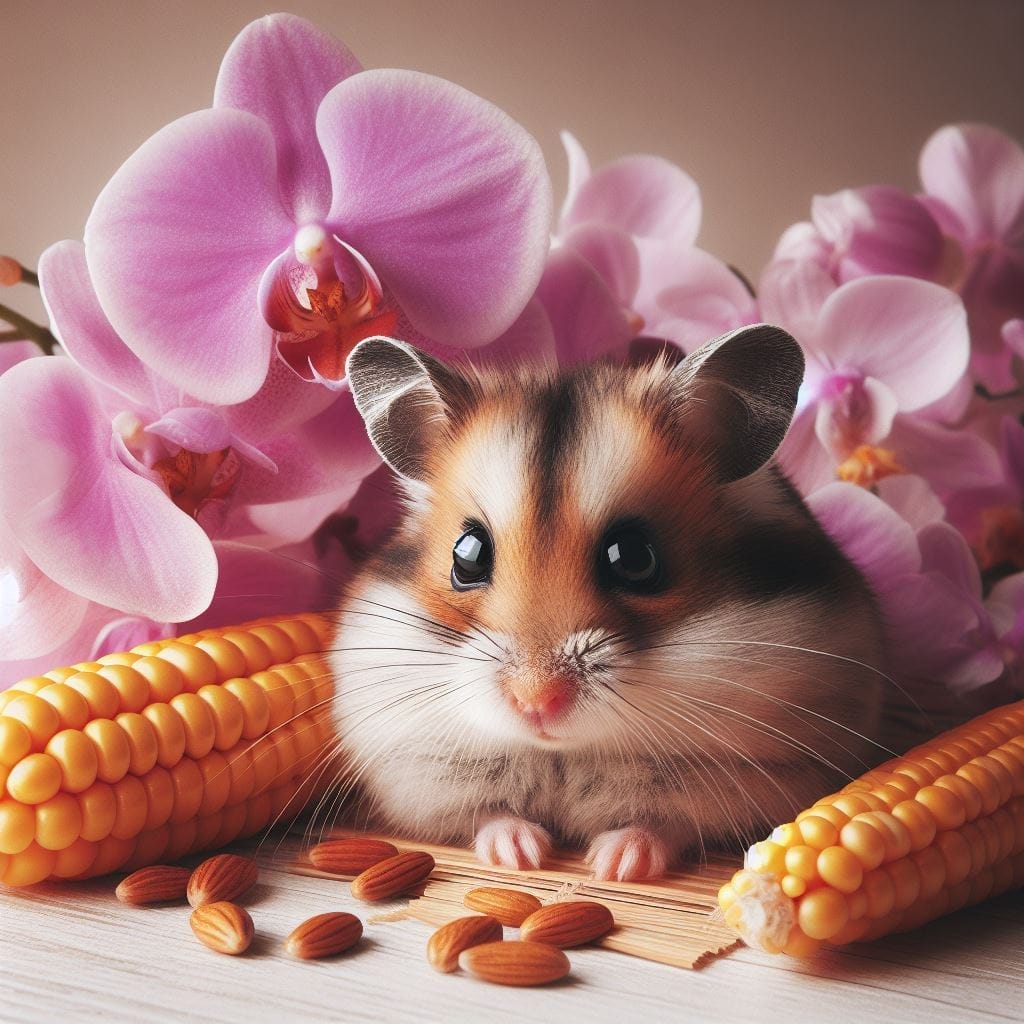 How much Orchids can you give a hamster?