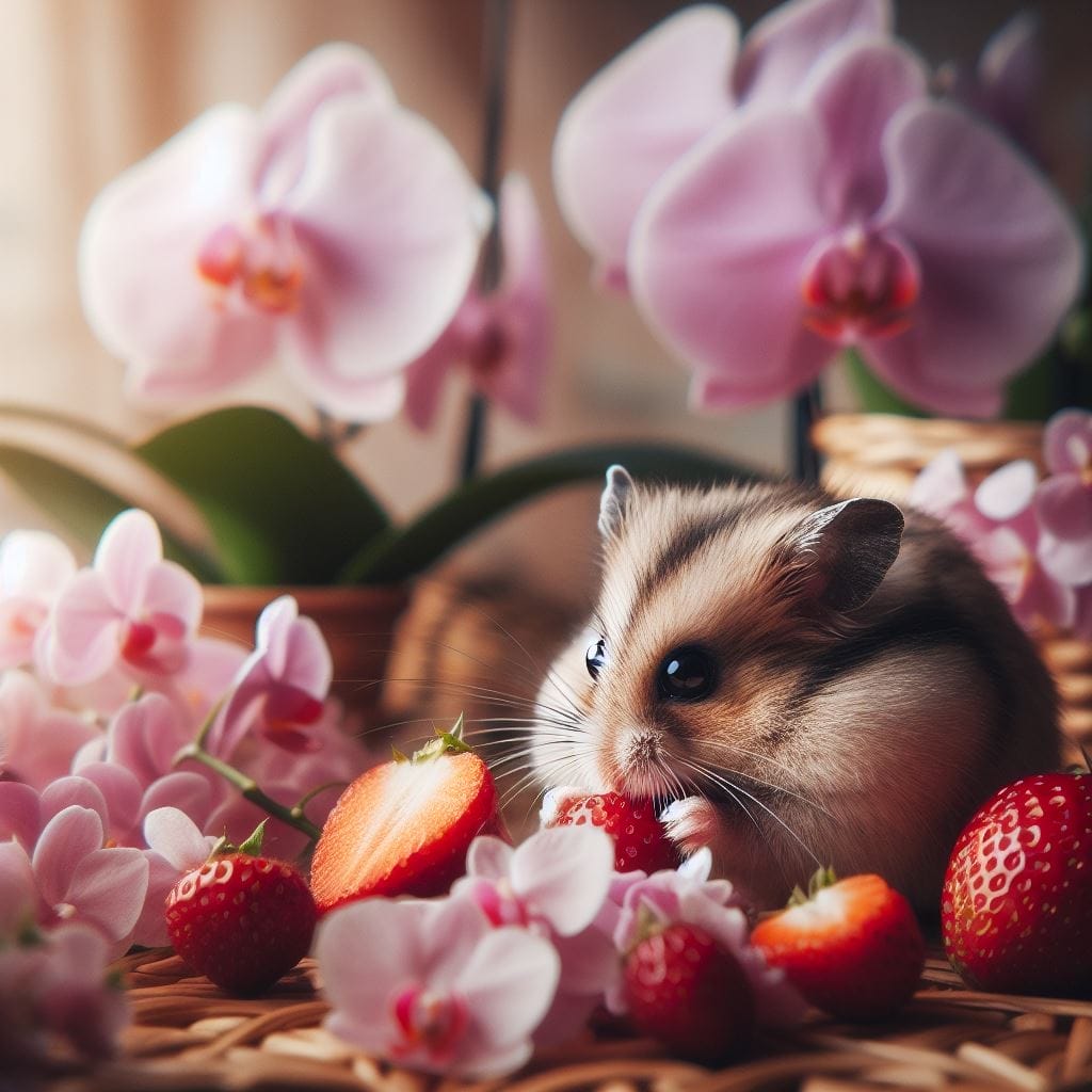 Risk of feeding Orchids to hamster