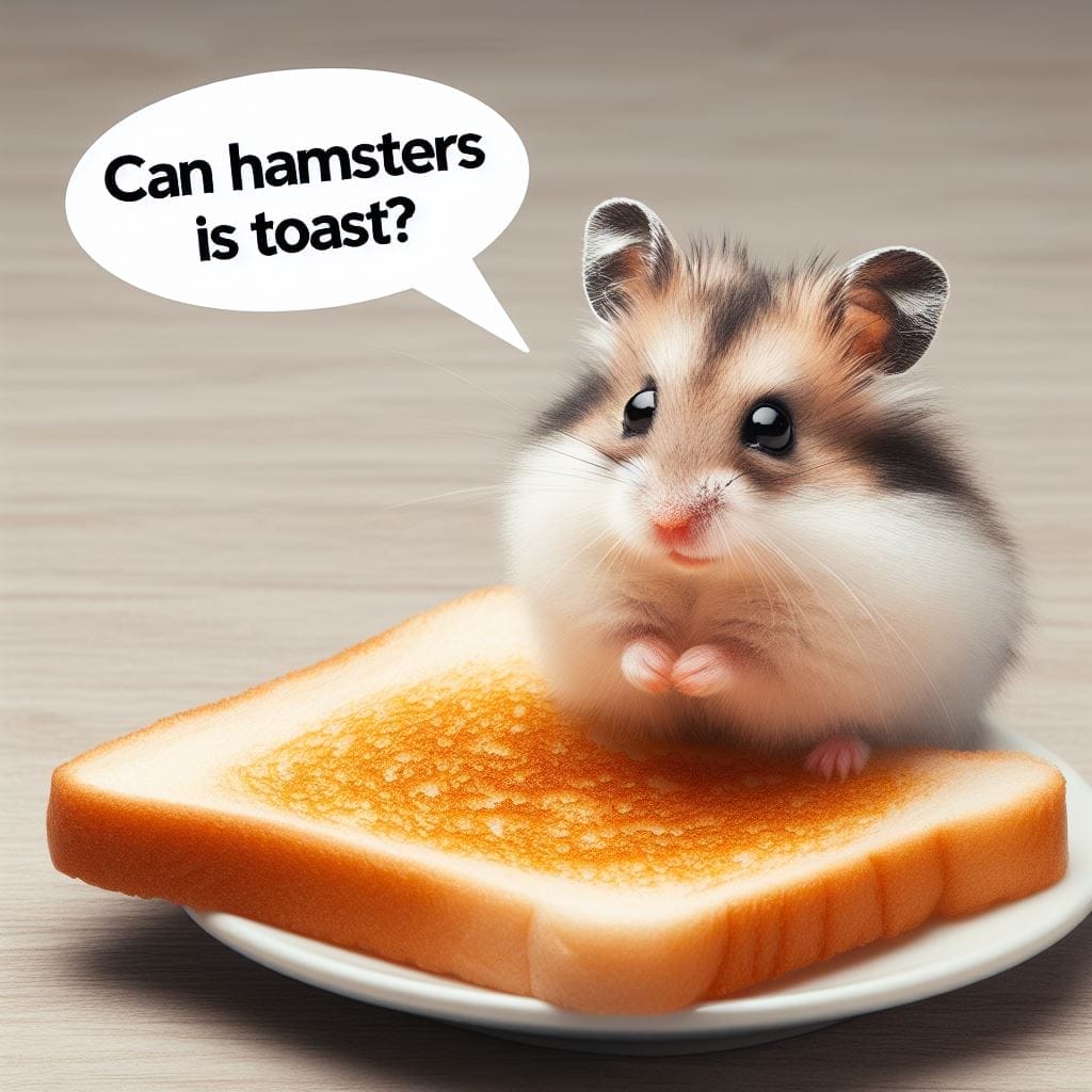How much Toast can you give a hamster?